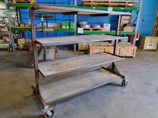 Heavy Duty Mobile Workshop Shelf Trolley