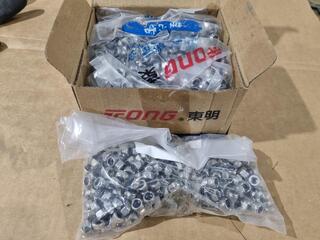 304 Stainless M6'1.0 Hex Nyloc Nuts, 2000x Units