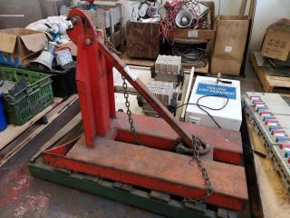 205L (40gal) Drum Forklift Mounted Lifter