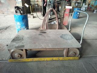 Large Platform Rail Trolley