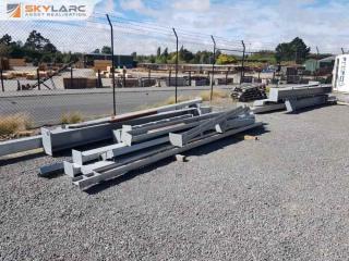 Large Galv Building Beams Made Up