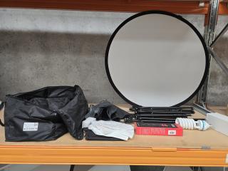 Large Lot of Photography Lighting Equipment