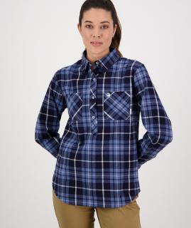 Swanndri Woman's Barn Long Sleeve Shirt, Size 10
