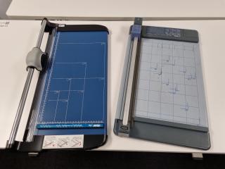 2x Office Paper Trimmers