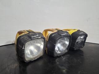 3 Eveready Dolphin Torches