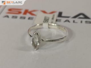 Marquise Cut Ring | Medium | Clear Quartz