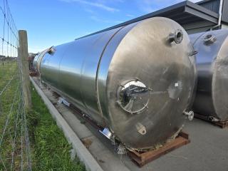 New 15000 Litre Stainless Steel Tank