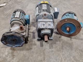 3x 3-Phase Electric Induction Motors