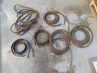 Assorted Gas Hoses With Fittings