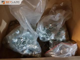 2 Bags New Stainless Clamps