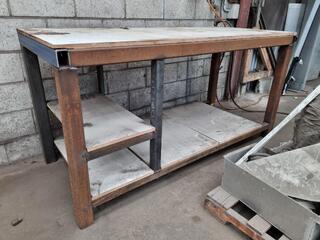 Heavy Steel Frame Workbench