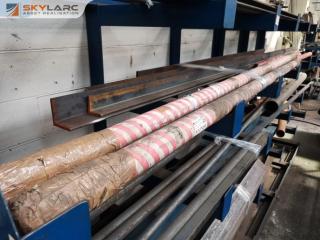 11x Assorted Industrial Steel Material Lengths