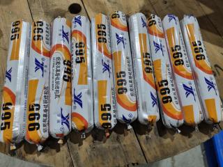 10x 590mL Sausage Tubes Neutral Silicone Rubber 995, New