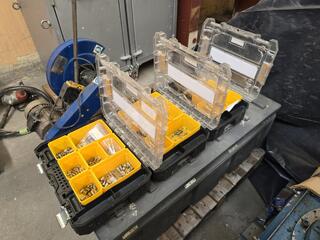 3 x DeWalt Bins and Contents