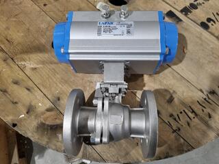 Lapar Pneumatic Control Actuator w/ Ball Valve, New
