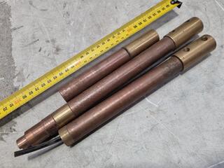 3x Copper & Brass Spot Welder Rods