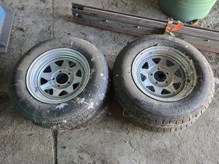 4 x Trailer Wheels