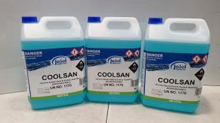 15 Litres of Jasol Coolsan Hand & Surface Sanitizer 