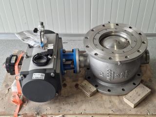KOY PQ647F-16P DN300 Pneumatic Eccentric Ball Valve