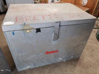 Custom Galvanised Steel Worksite Tool Storage Bin