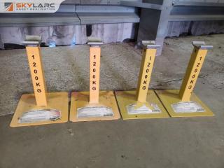 4x 1200kg Vehicle Support Stands