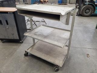 Mobile Steel Workshop Shelf Trolley