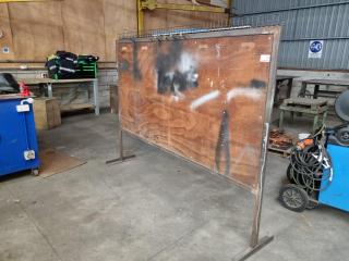 Free Standing Heavy Duty Workshop Divider Wall