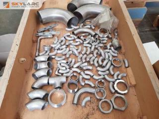 Large Number of Stainless Pipe Fittings