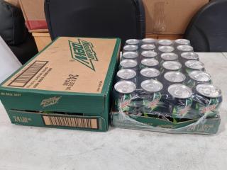 Mountain Dew Soft Drink, 48x 330mL Cans
