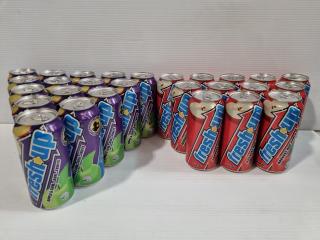 Fresh-Up Fruit Drinks, 27x 440mL Cans