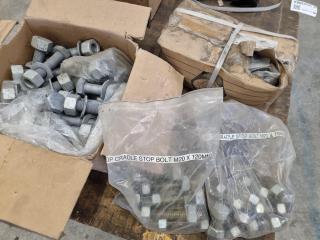 Assorted Bolts, Nuts, Washers