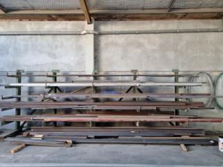 Large Hravy Steel Rack w/ Box Angle, Tube Steel Contents