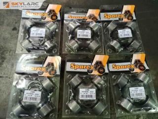 6x Sparex Replacement PTO Tractor Universal Joint Units 2496, New