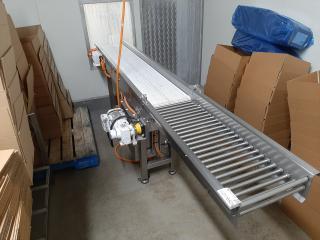 Stainless Plastic Link Conveyer System (Frame Belt, Motor and Roller)