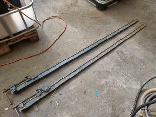 2x Record 1850mm Shash Clamps