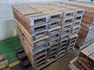 Pallet of Steel Reinforced Wooden Frames