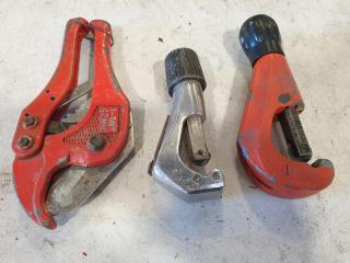 3 x Pipe Cutters