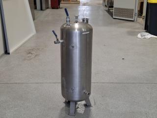 Stainless Steel Pressure Vessel Tank with Ball Valves