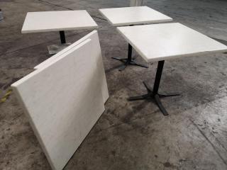 4.5x Square Cafe Tables