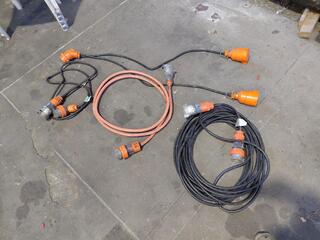 Assorted Three phase plugs 