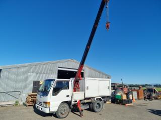 1997 Isuzu Elf Service Truck with Crane