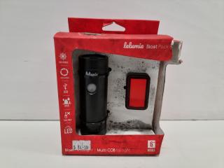 Lelumia Blast Pack Rechargeable Bicycle Light Combo