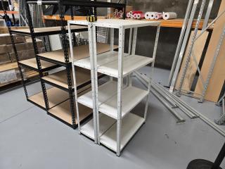 2 x Metal Shelving Units