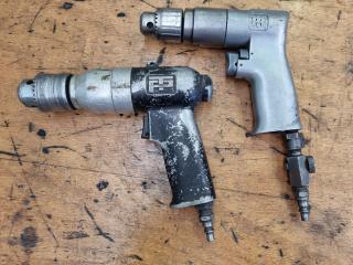 2x Reversable Keyed Air Drills