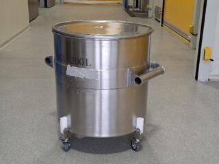 200 Litre Stainless Steel Mobile Tank