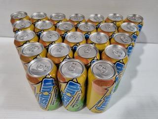 Fresh-Up Apple & Orange Fruit Drinks, 25x 440mL Cans