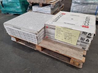 44x Rectified Porcelain Stoneware 600x600mm Tiles
