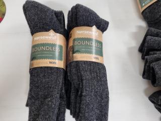 Norsewear Boundless Wool Blend Socks, 2x 3-Packs, Size Large