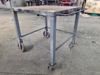 Steel Workshop Table Trolley
