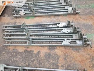 4 x Large Galv Timber Clamps